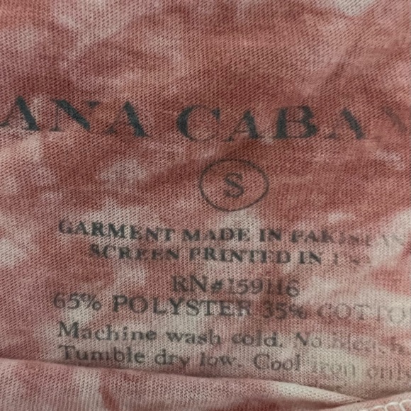 Tie Dye "Positive Vibes" Tee by ANA CABANA Sz S - Picture 2 of 7